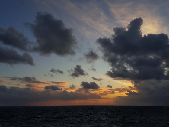 Sonnenuntergang auf dem Atlantik