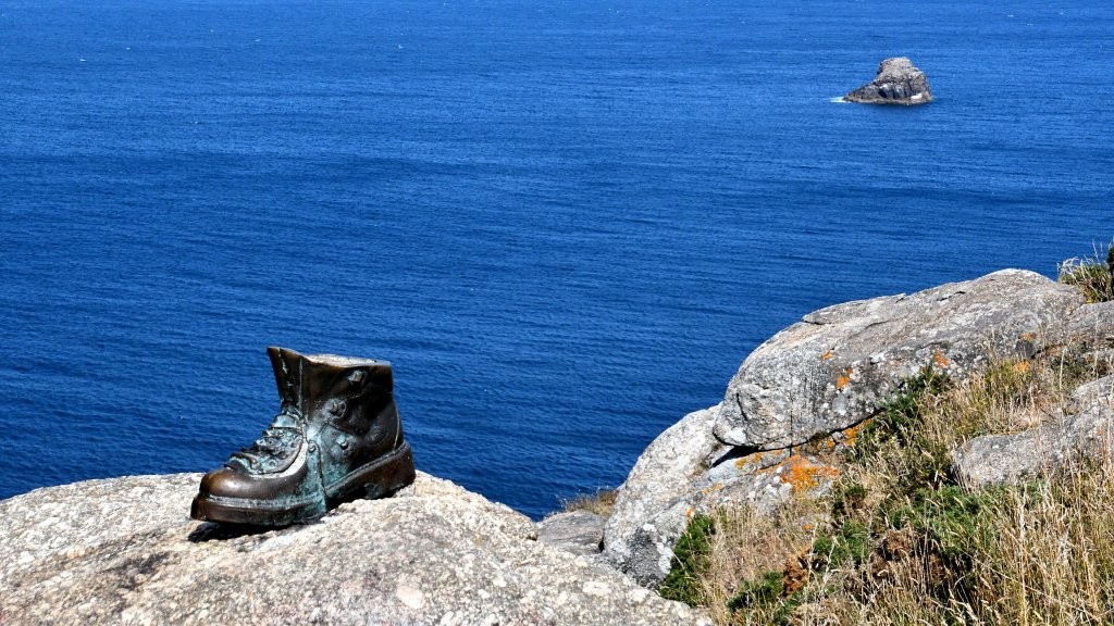 Geschafft ... am endgültigen Ende des Jakobswegs am Kap Finisterre