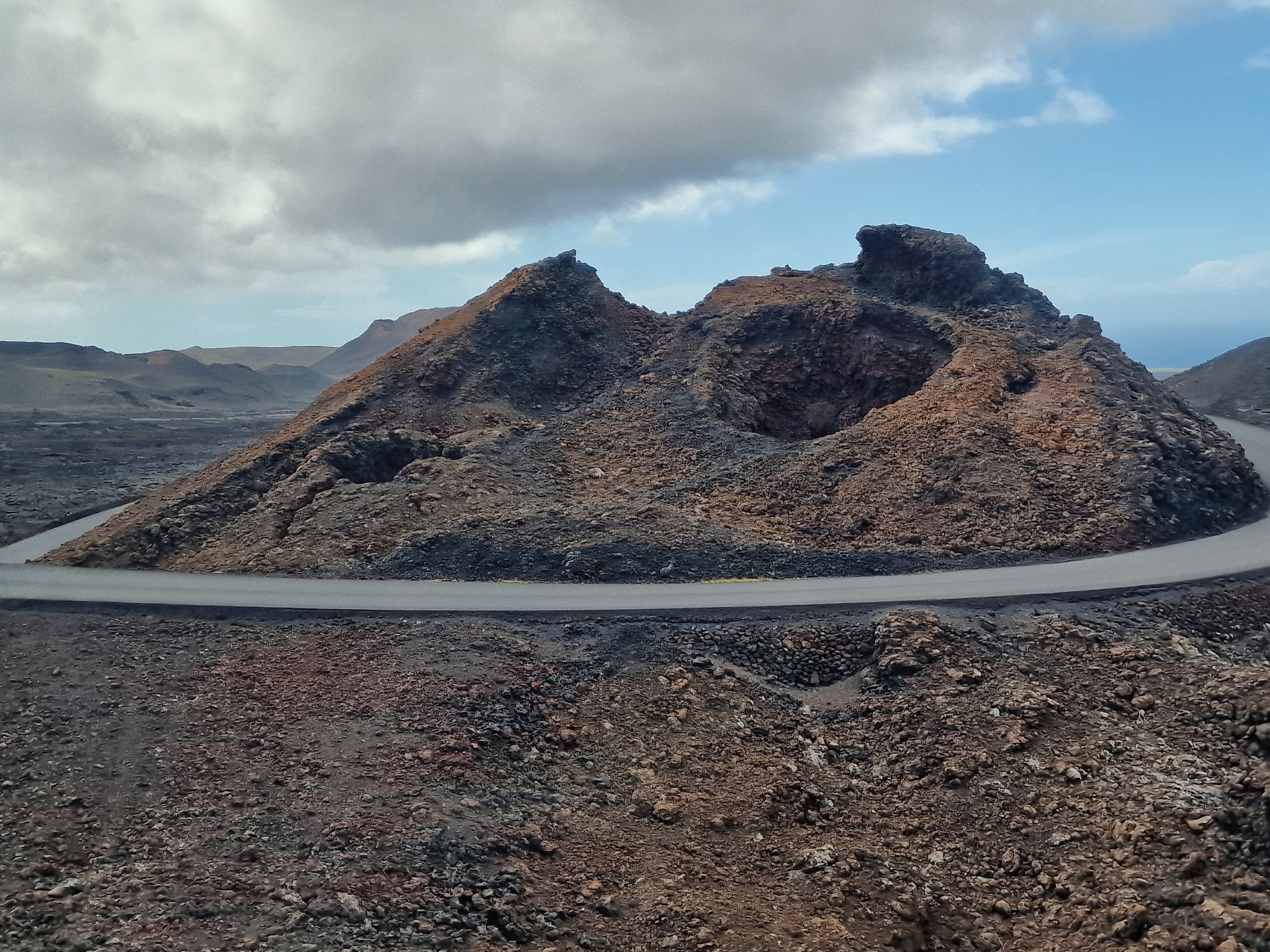 Krater im Timanfaya Nationalpark
