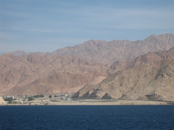 Anfahrt auf Aqaba