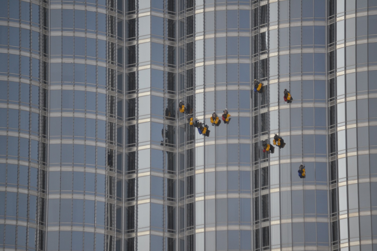 Fensterputzer am burj khalifa