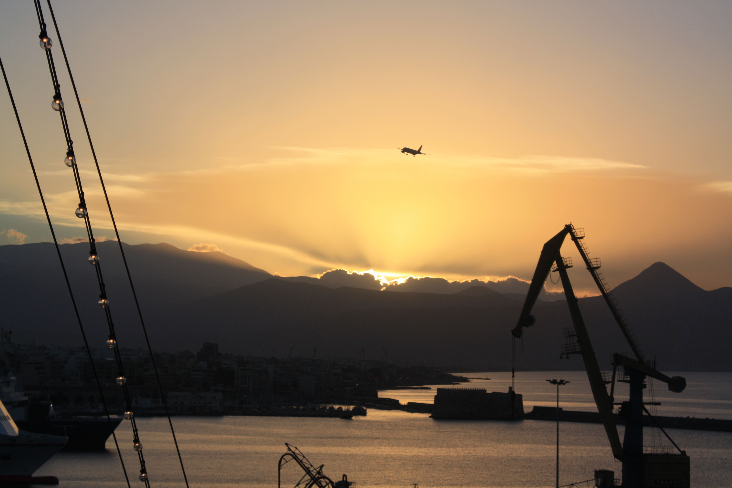 Sonnenuntergang Heraklion