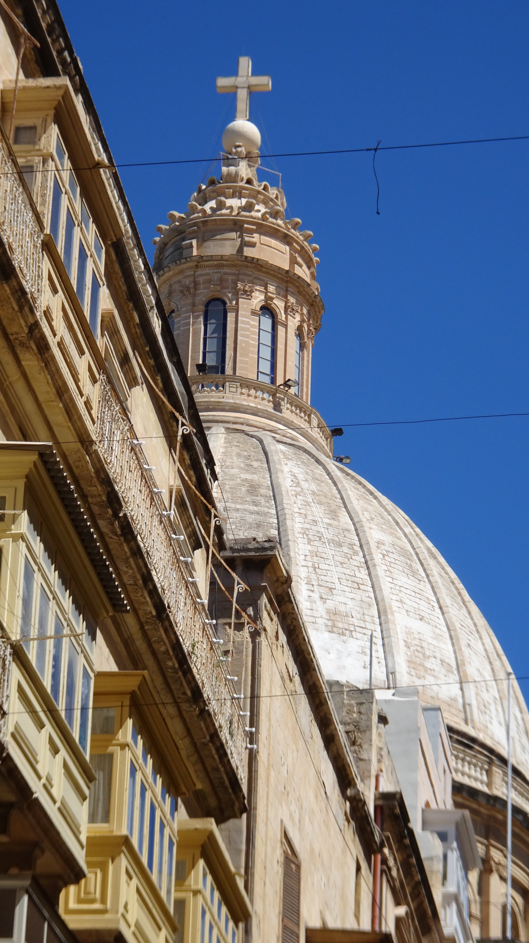Kuppel der Kirche Lady of Mount Carmel La Valletta
