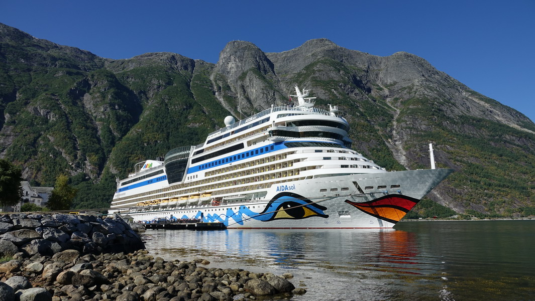 AIDAsol Eidfjord 26.07.18