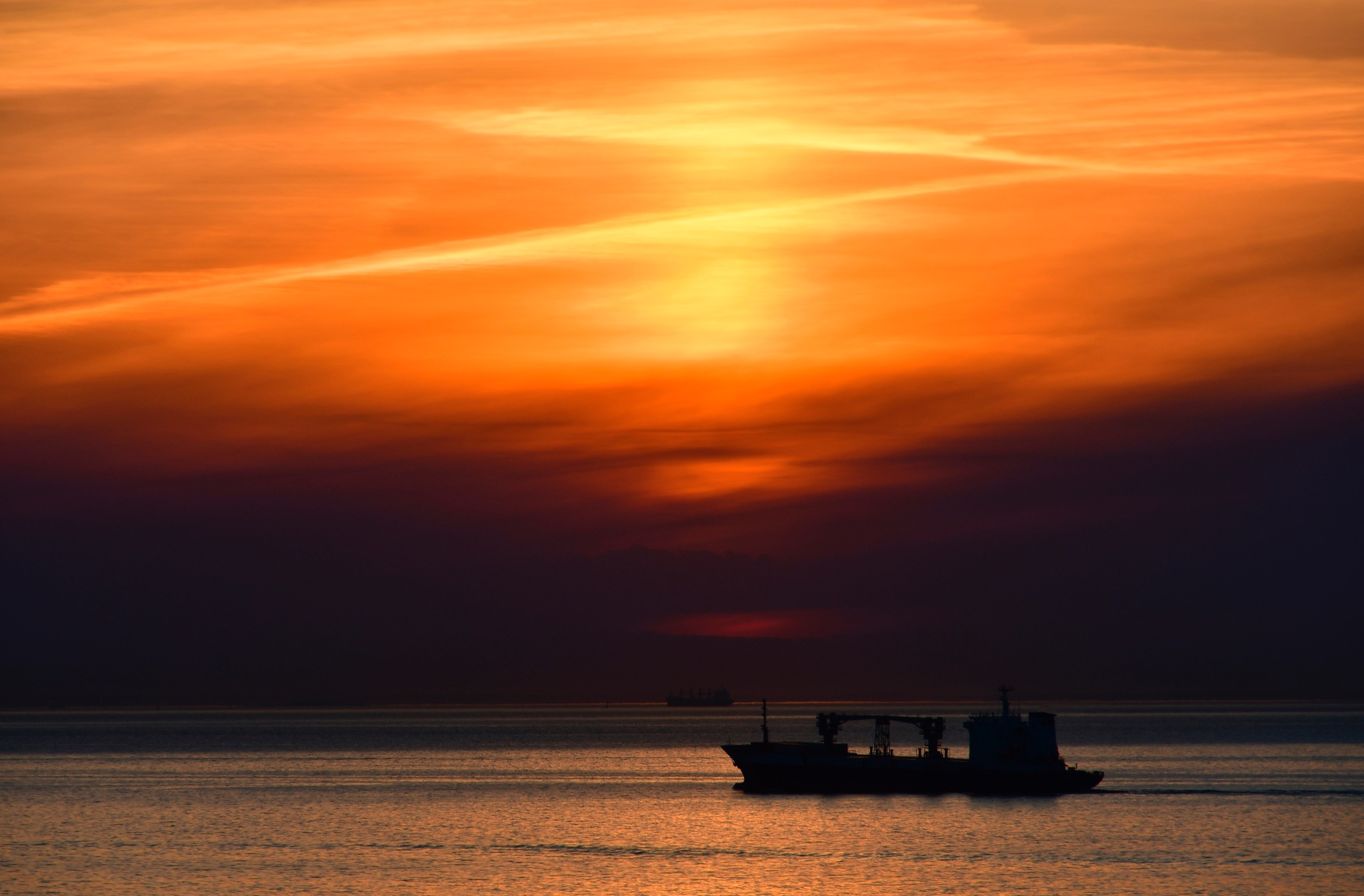 Eine der Weißen Nächte in Richtung St. Petersburg...