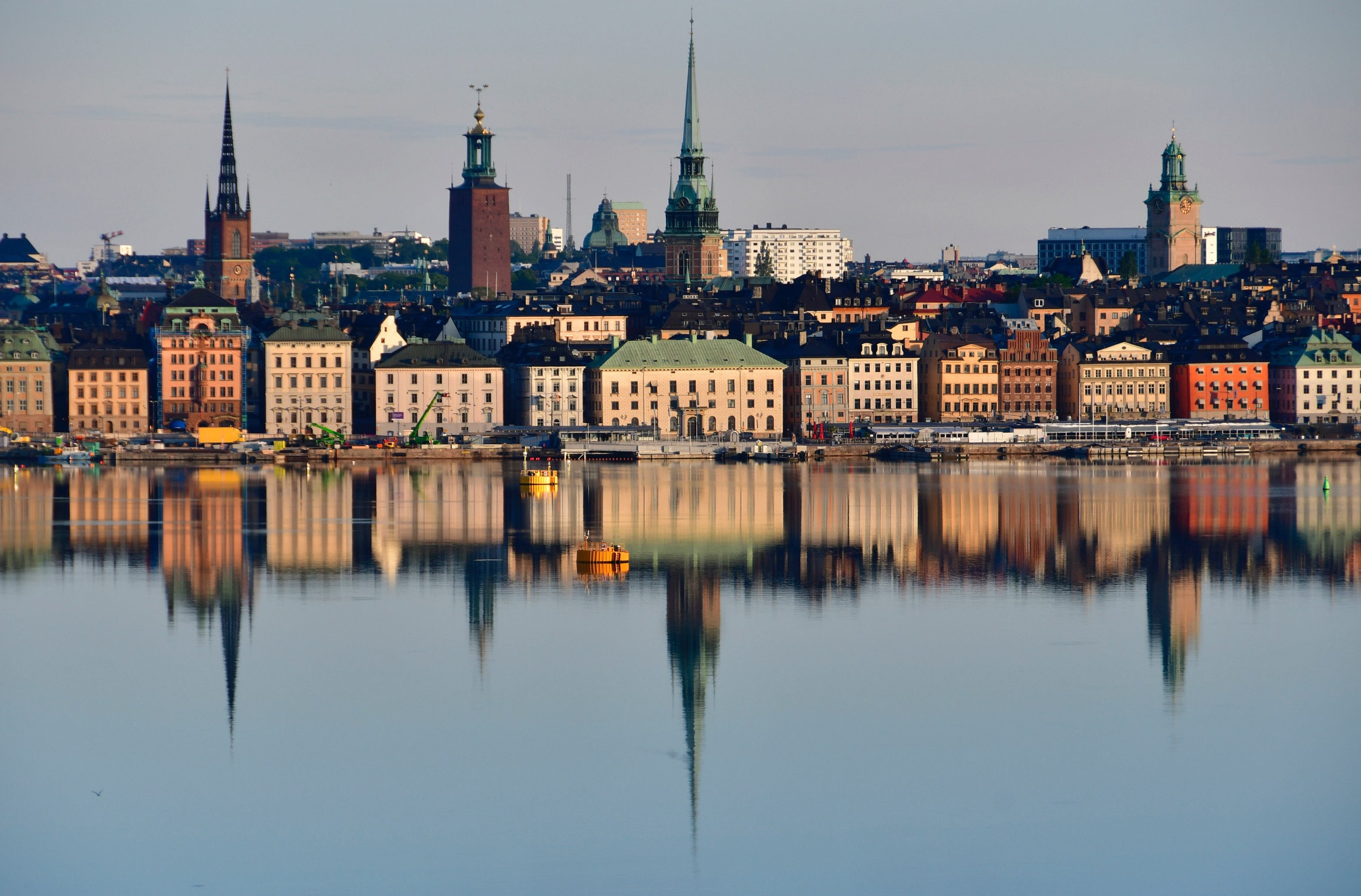 Stockholm morgens um 5 Uhr kurz vorm Auslaufen...