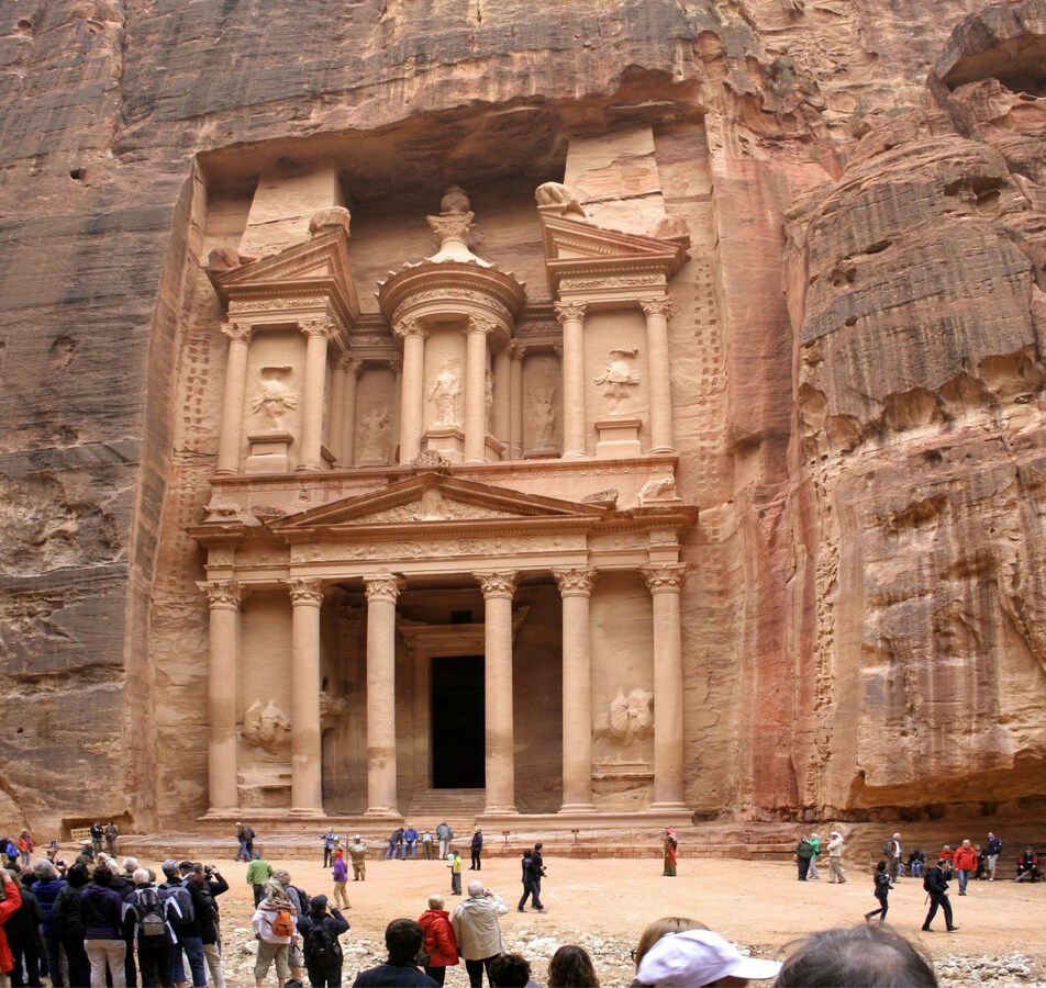 Petra, das "Schatzhaus des Pharao" oder "Khazne al-Firaun"