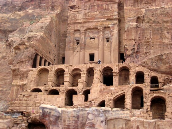 Petra, ein Teil der "Königswand"