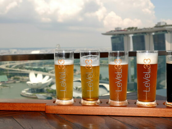 Singapur - LeVeL33 - Das Bier