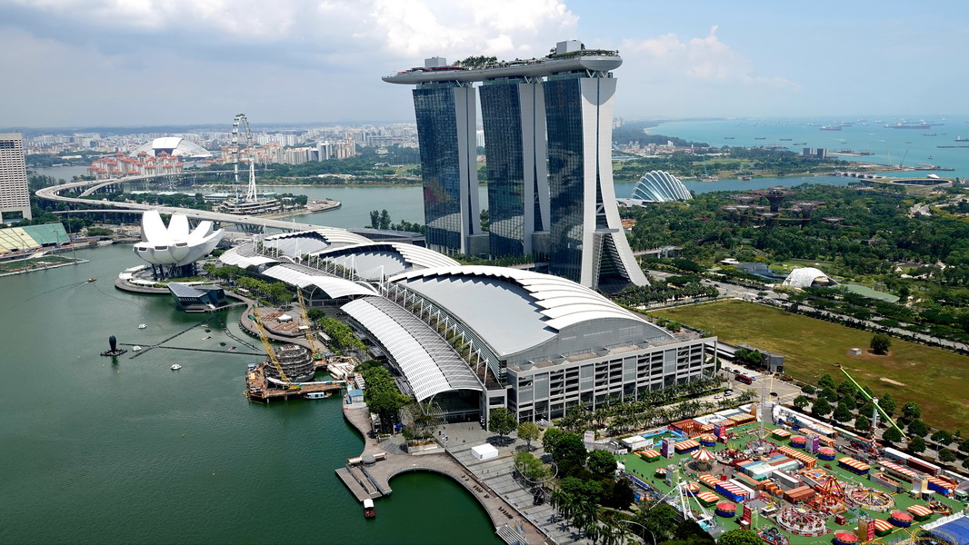 Singapur - LeVeL33 - Die Aussicht