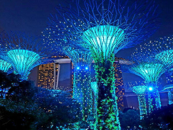 Gardens by the Bay, Singapur.