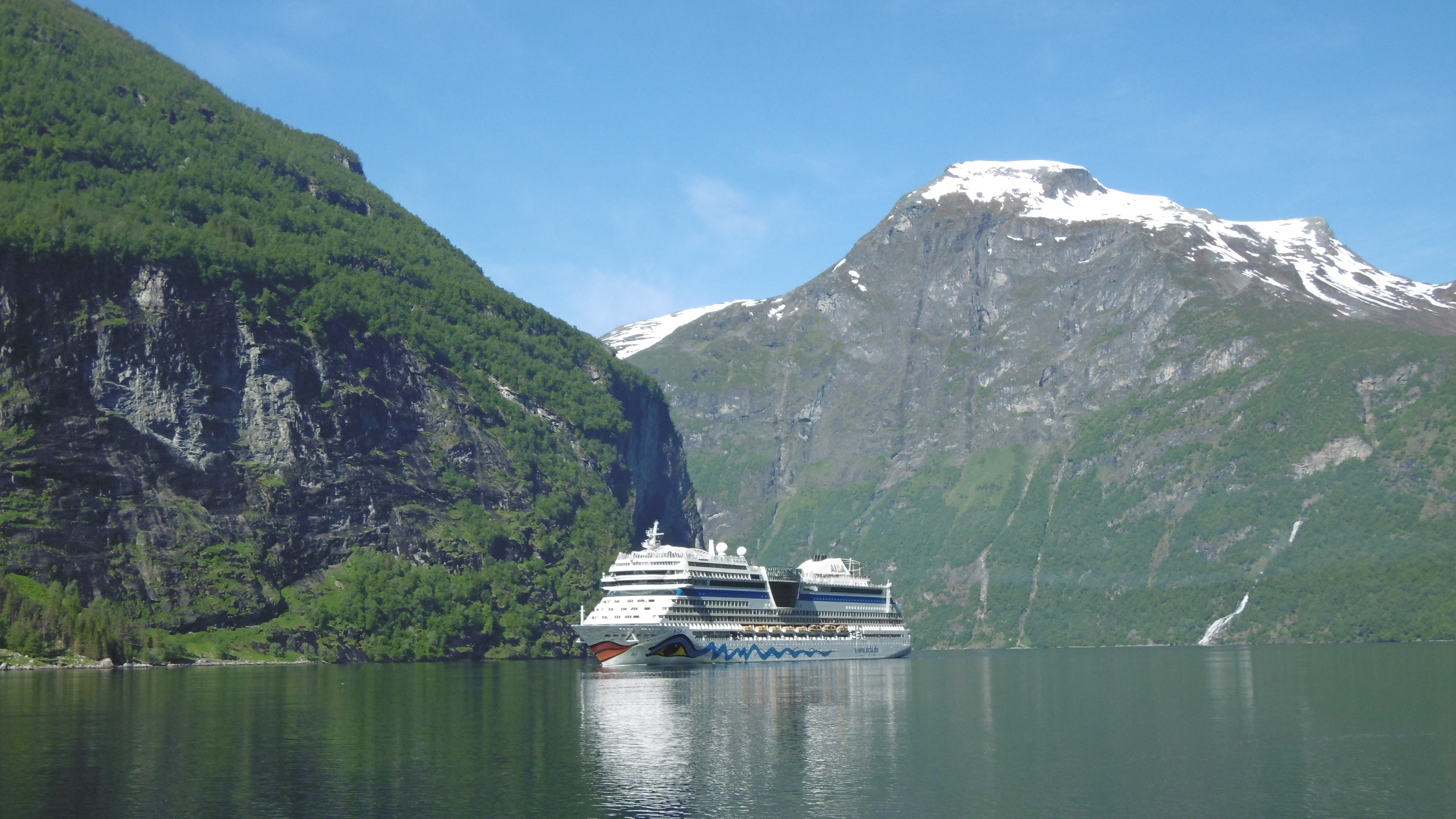 AIDASol im Geirangerfjord Norwegen