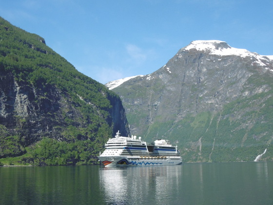 AIDASol im Geirangerfjord Norwegen
