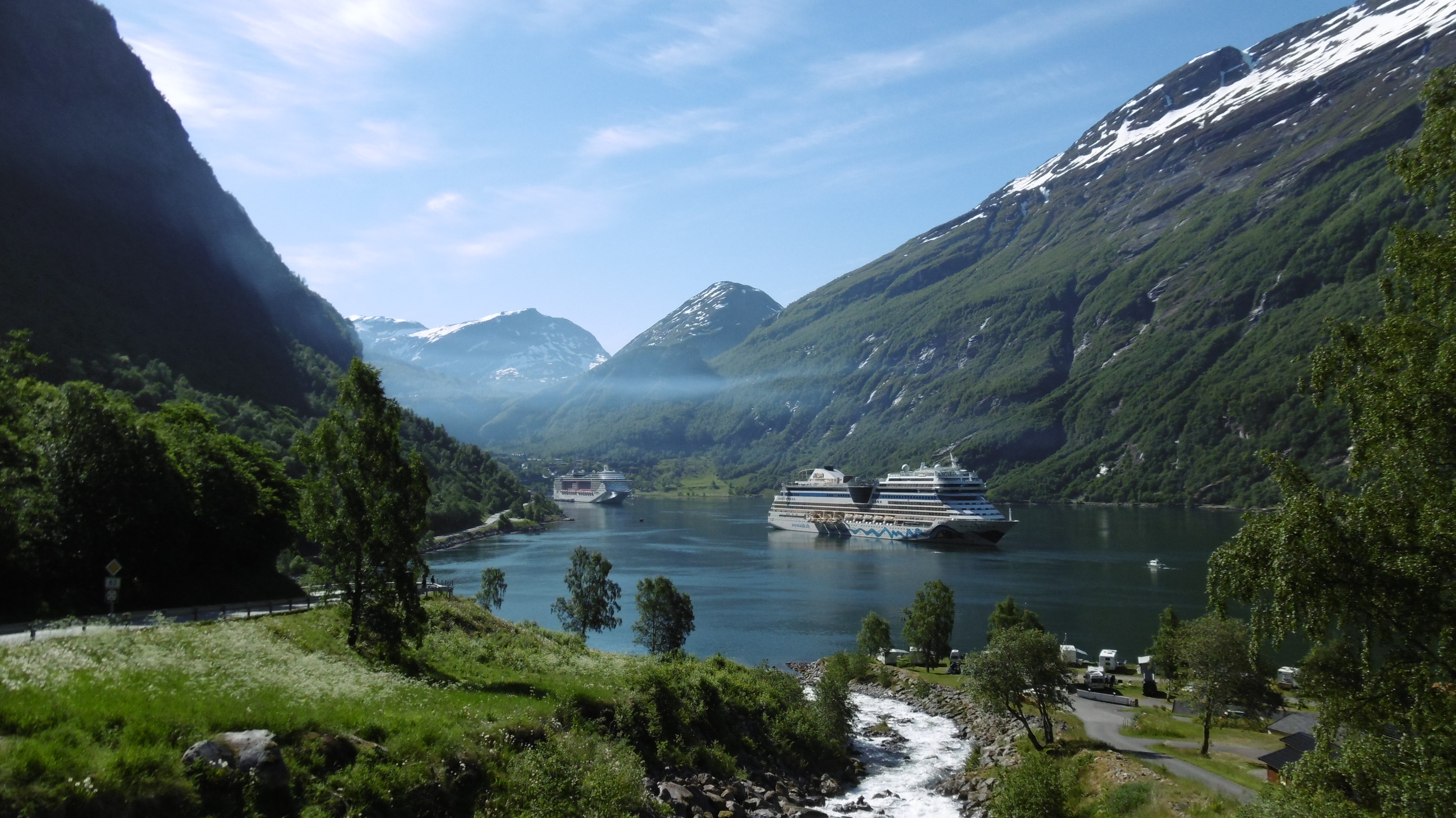 AIDASol im Geirangerfjord Norwegen