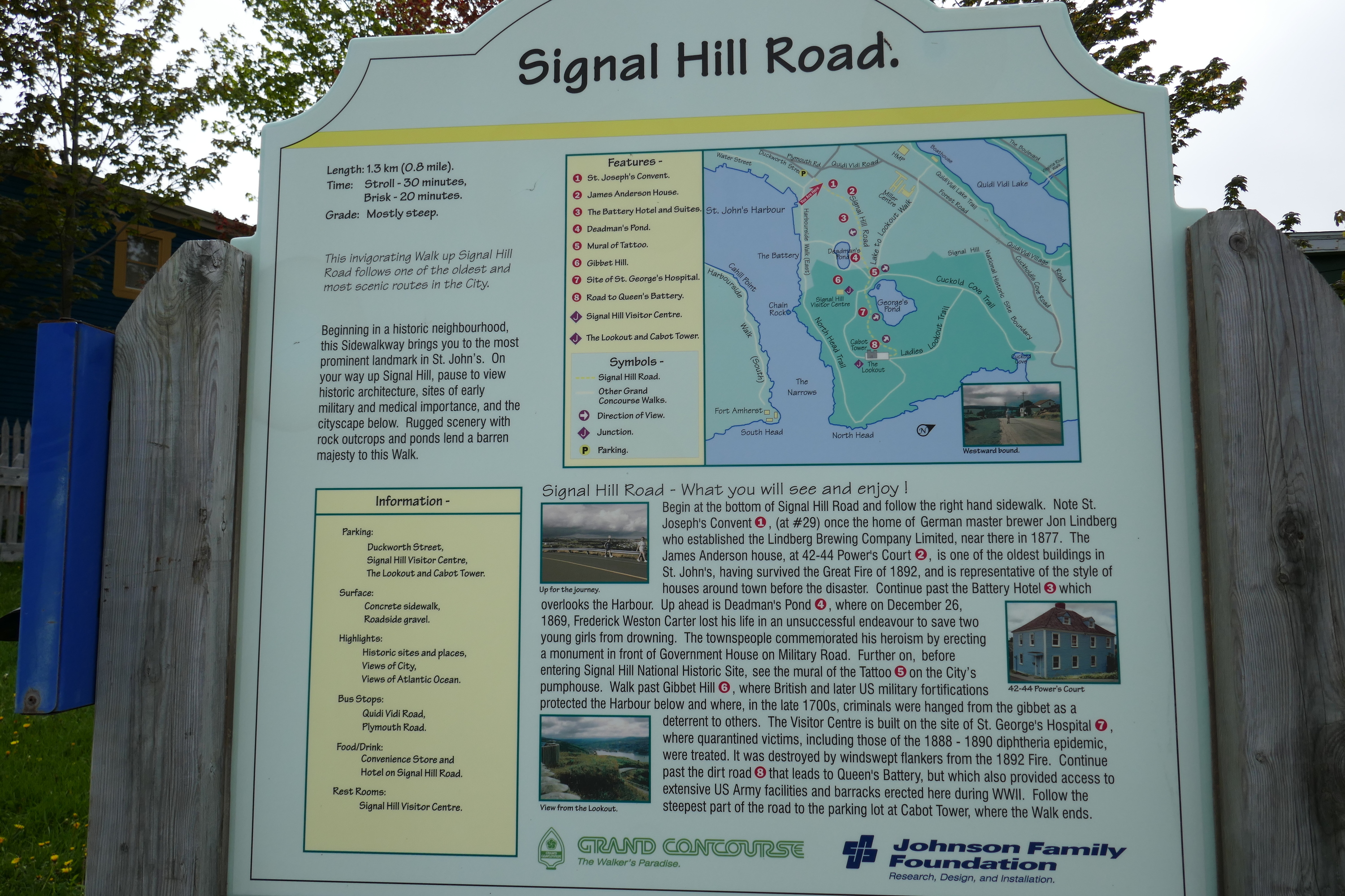 St. Johns, Neufundland Kanada, auf dem Weg zum Signal Hill