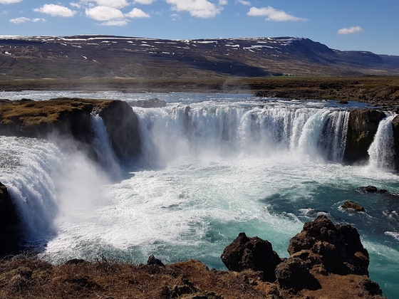 Wasserfall der Götter in Island oder auch Godafoss genannt