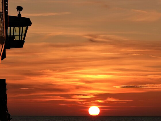 Sunset auf der Ostsee