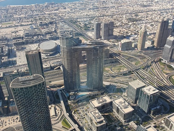 Blick vom Burgh Khalifa