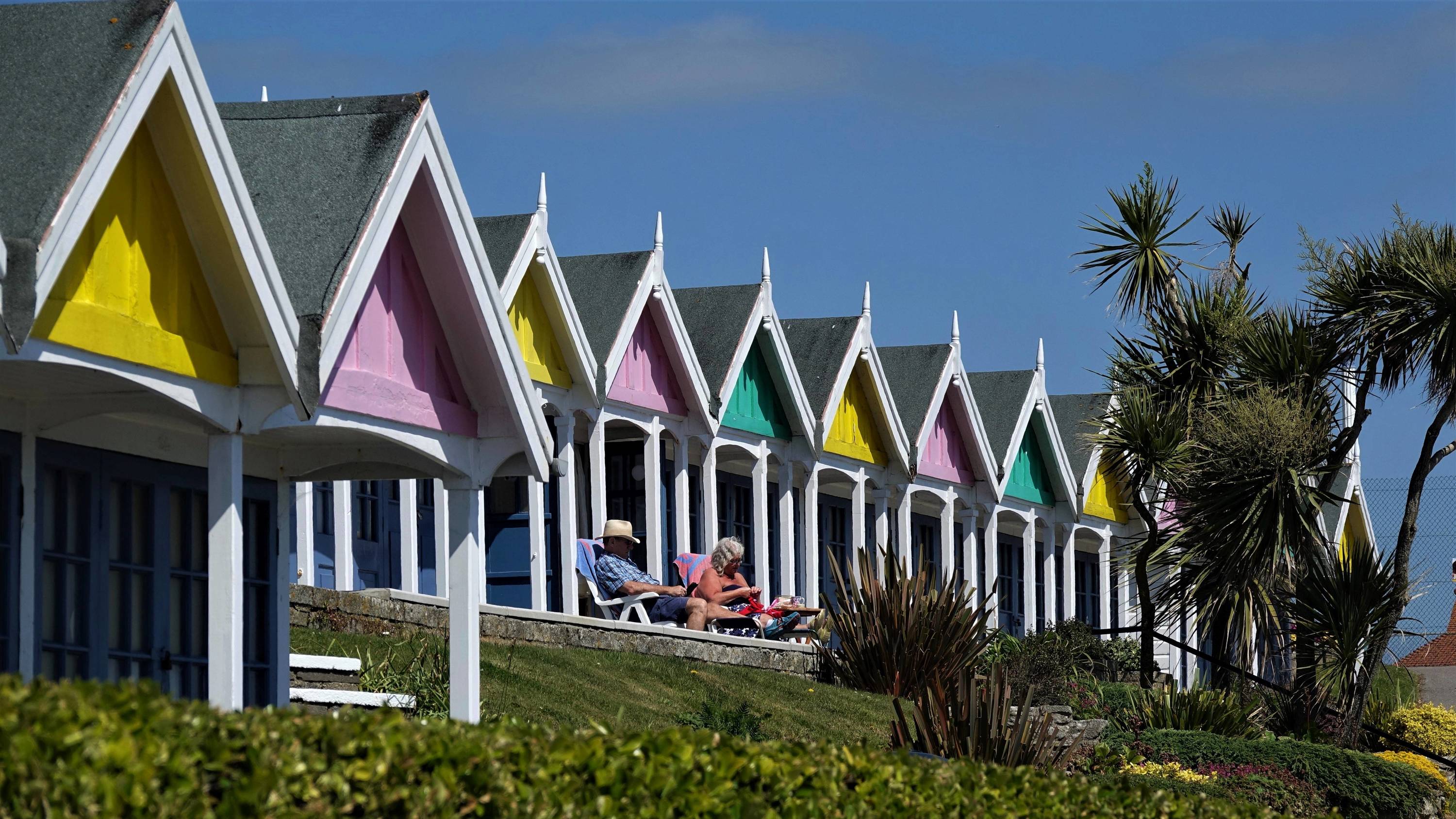 Weymouth, die ersten Sonnenstrahlen im Mai vor der Sasioneröffnung