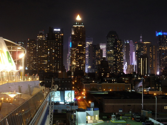AIDAdiva HH-NY 2016, New York by night