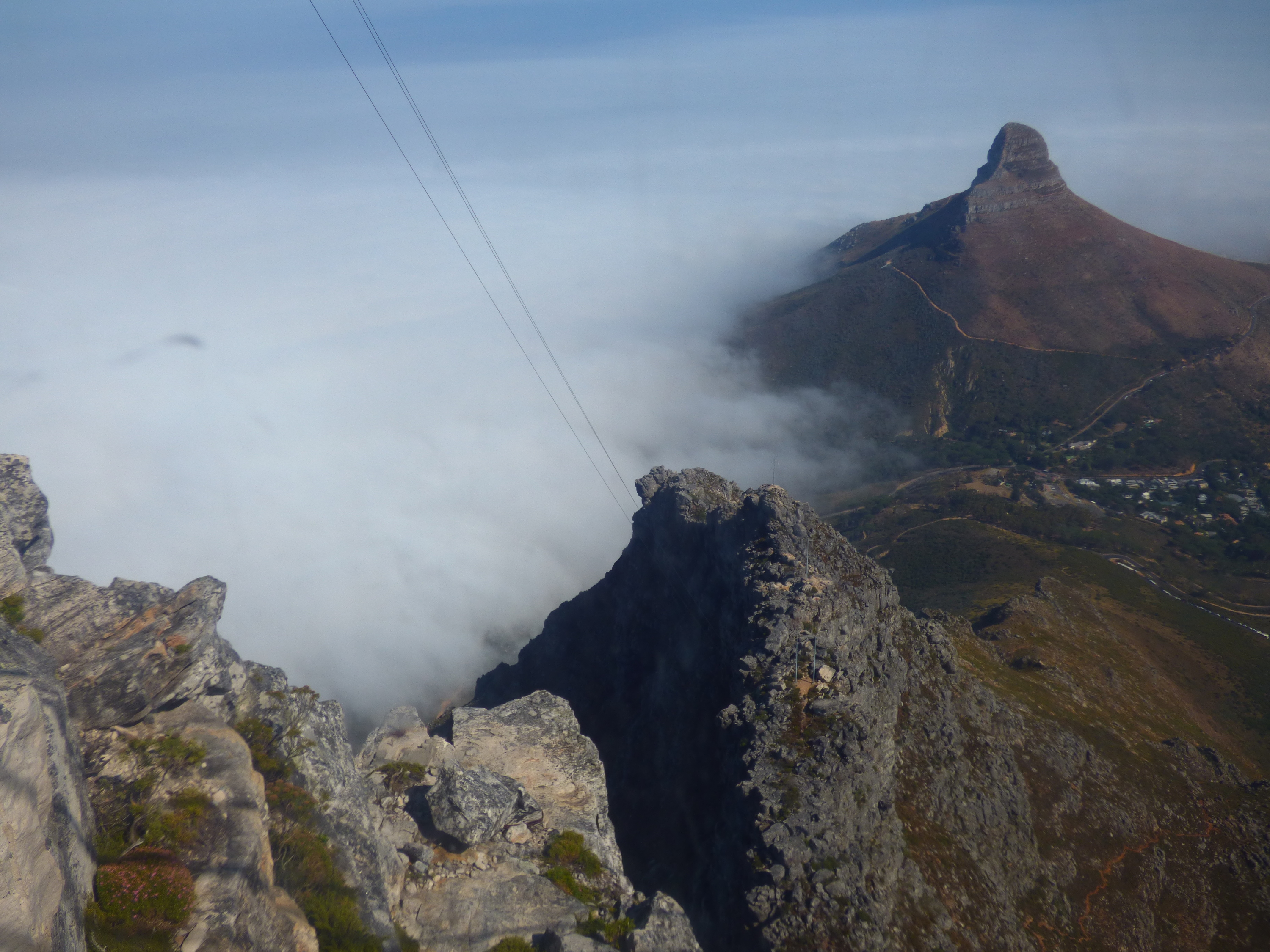 Nebel um den Lions Head