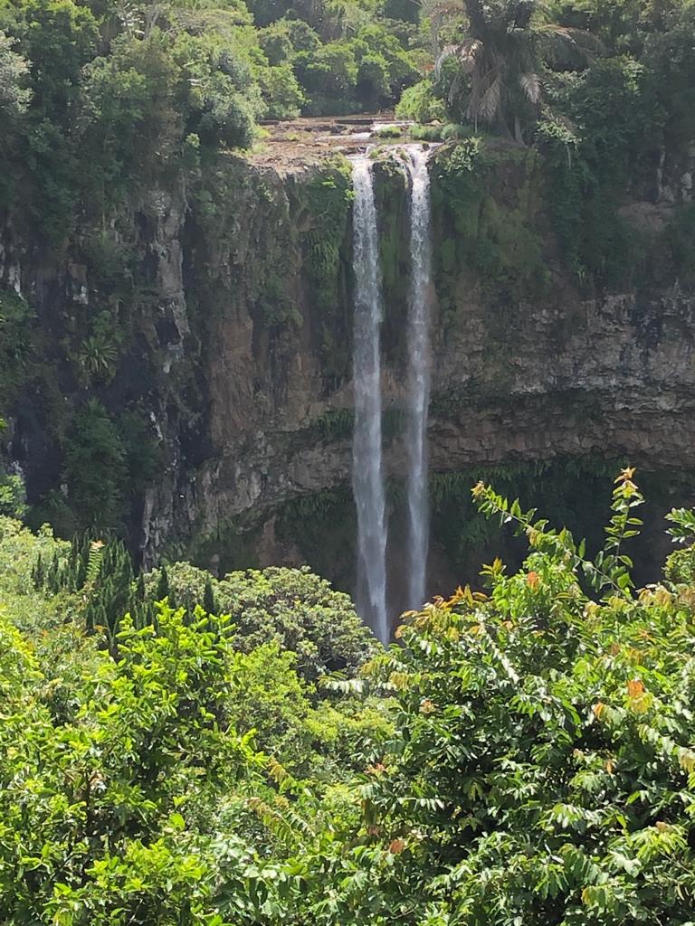Chamarell Wasserfall auf Mauritius