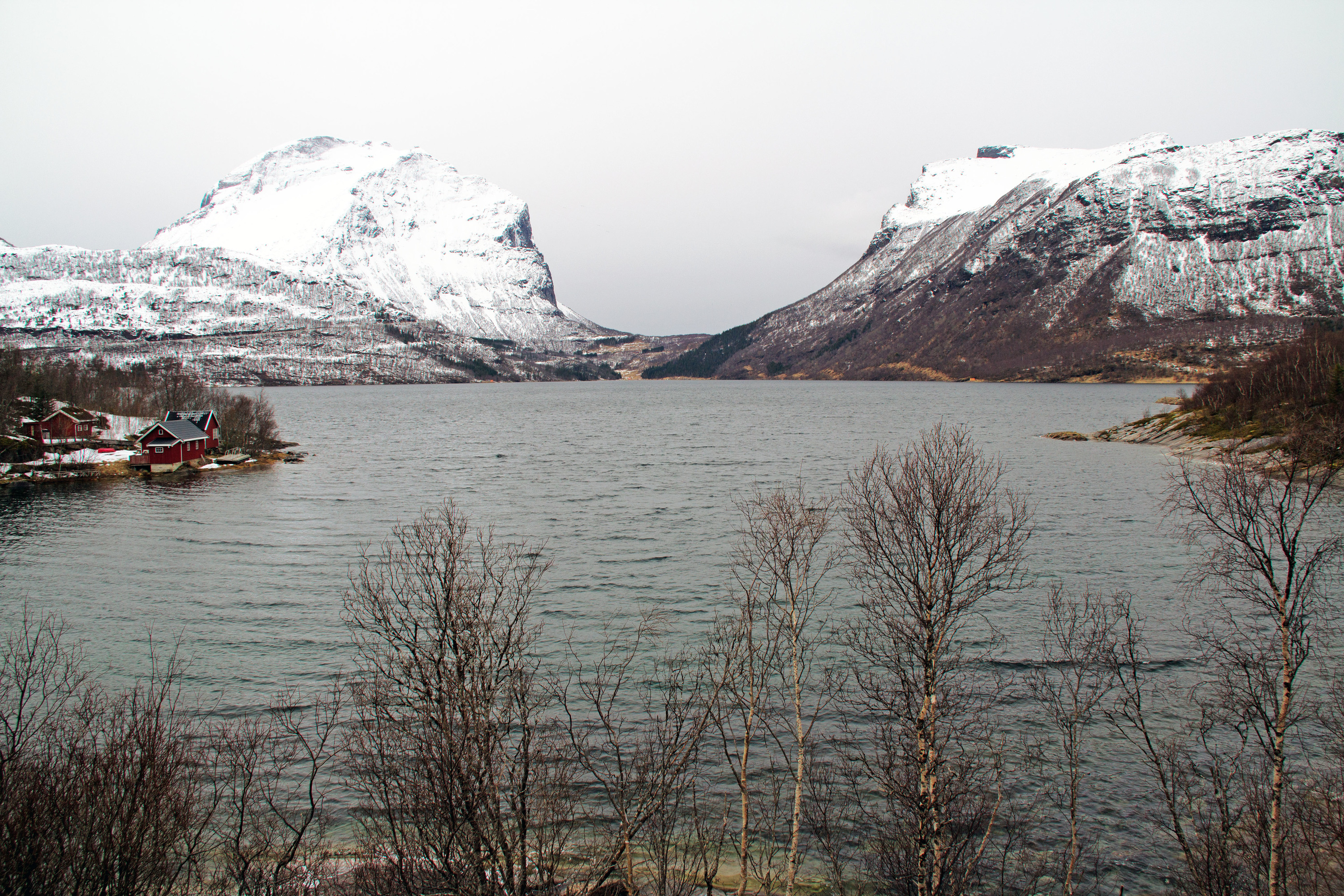Unterwegs zwischen Bodø und Ørnes