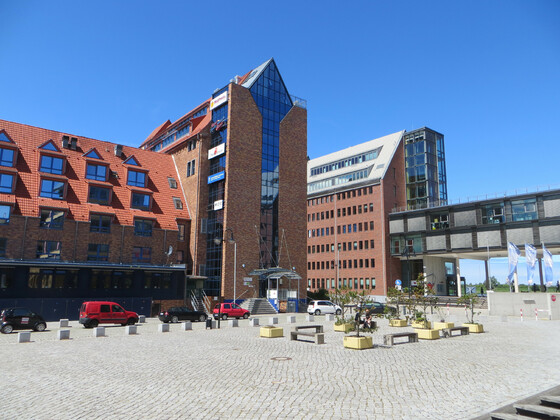 AIDA-Zentrale im Rostocker Stadthafen
