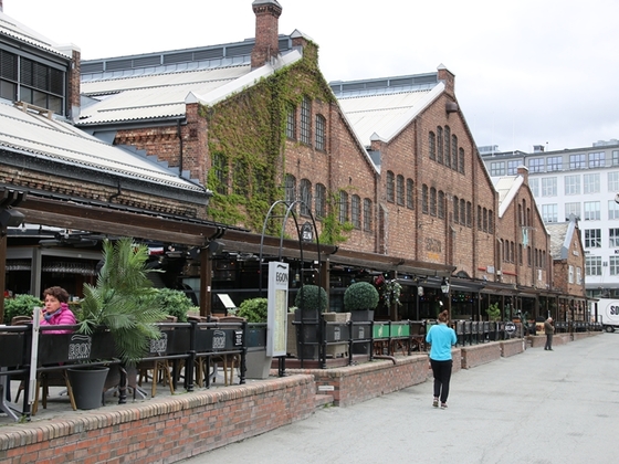 Trondheims altes Werftgebiet