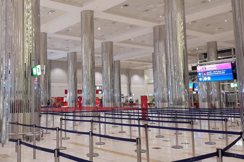 Ankunftterminal vom Dubai Airport DXB