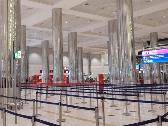 Ankunftterminal vom Dubai Airport DXB