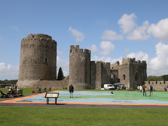 Pembroke Castle im Südwesten von Wales