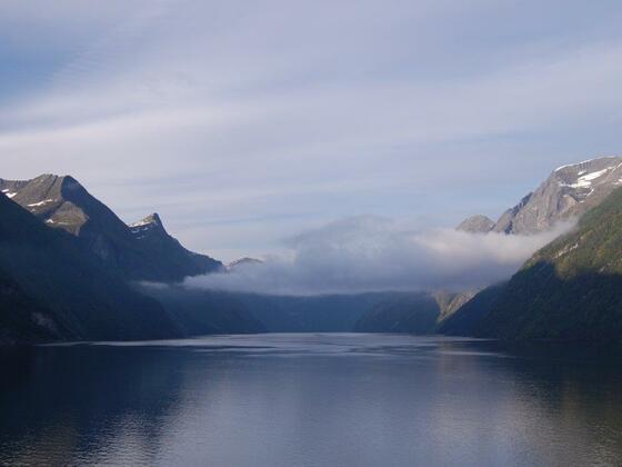Mein Wunsch: bald wieder das Morgenerwachen im Geirangerfjord erleben