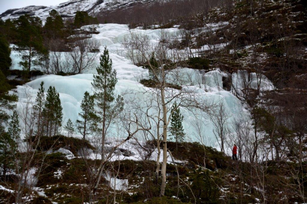 Kein Wasser- sondern ein Eisfall