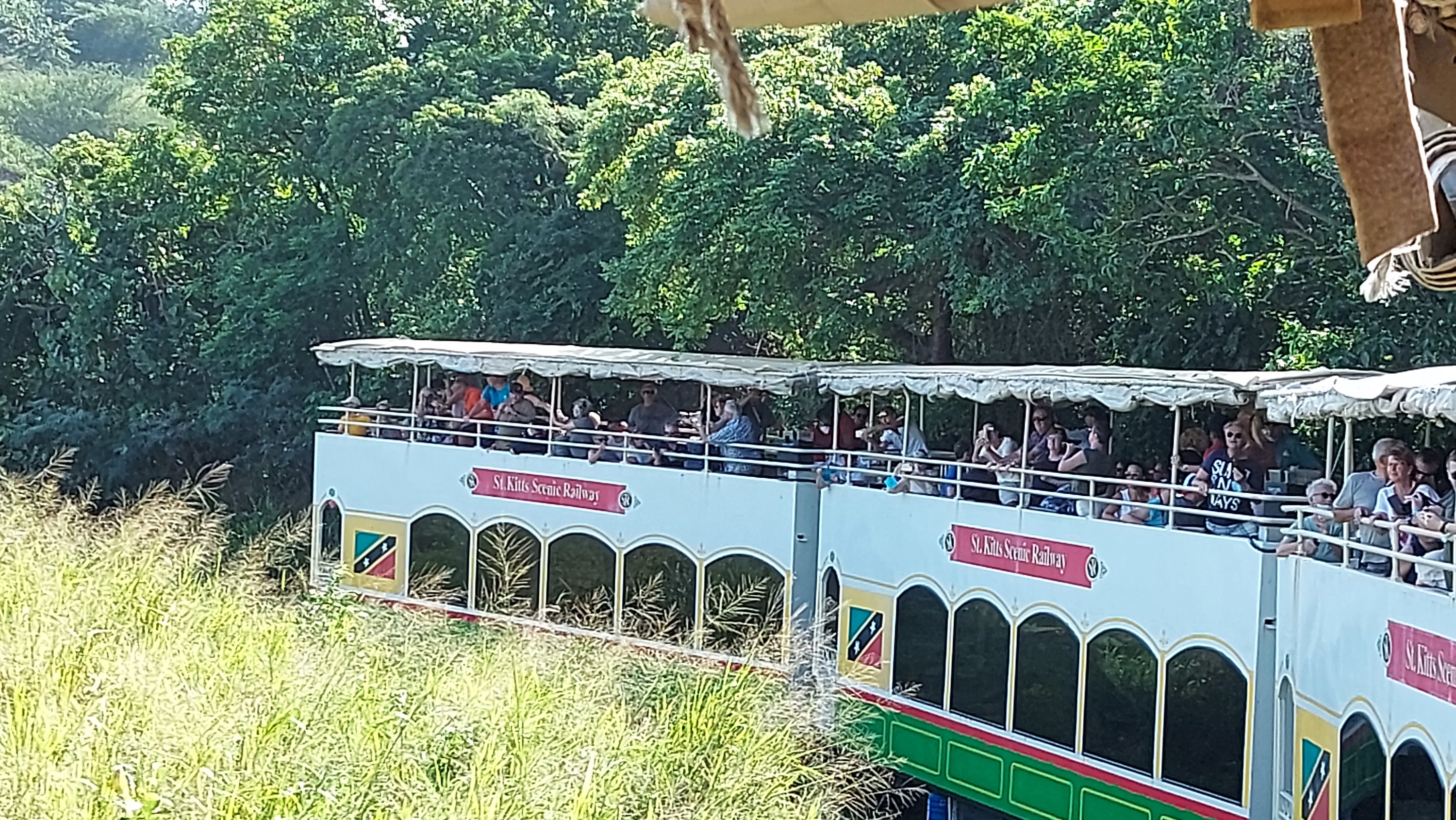 St. Kitts/ Fahrt mit der Zuckerrohrbahn