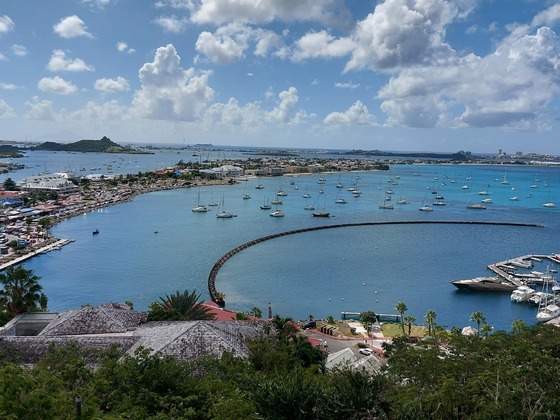 St. Maarten/Blick auf Marigot
