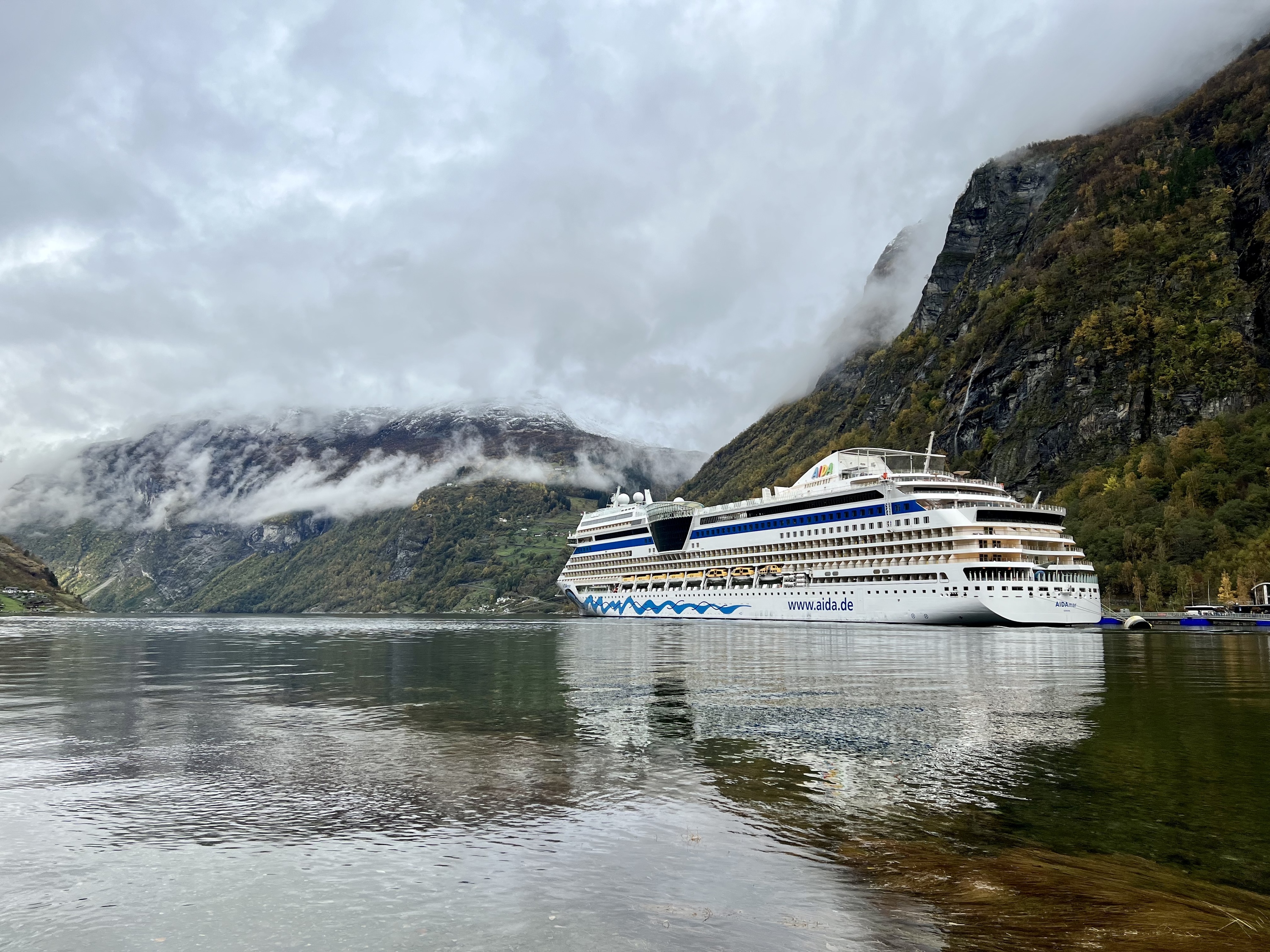 AIDAmar in Geiranger