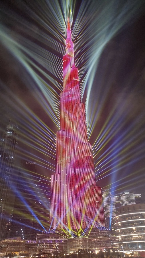 Burj Khalifa Lasershow