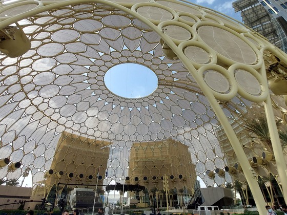 Al Wasl Plaza, der zentrale Punkt der Expo 2020