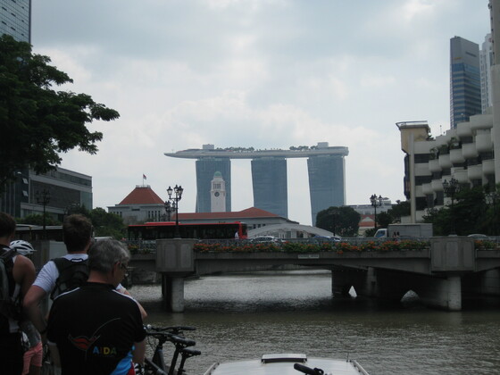 Singapur Impressions - Das berühmte Marina Bay Sands in Sichtweite