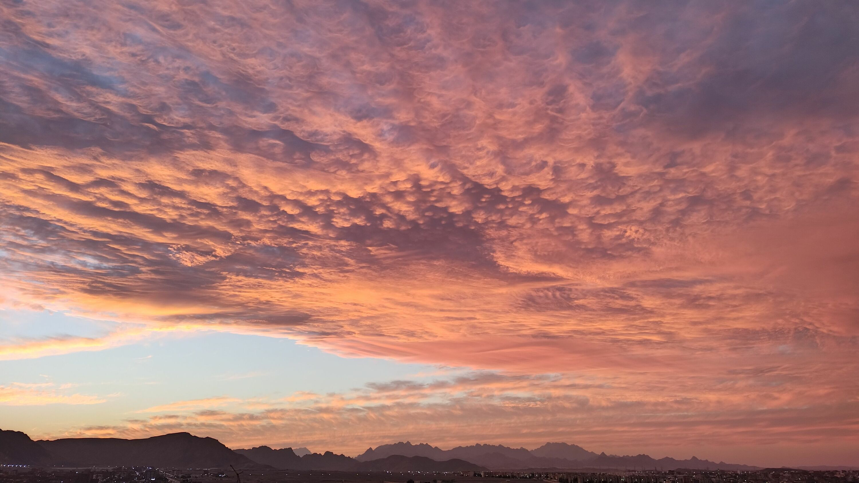 Abendstimmung-Sonnenuntergang nach dem Ablegen in Aqaba Jordanien