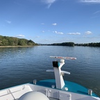 Auf dem Rhein zwischen Köln und Bonn
