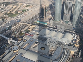 Schattenwurf des Burj Khalifa