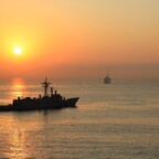 Barcelona bei Sonnenaufgang im Okt.2017