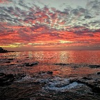 Sonnenuntergang in Kapstadt