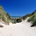 Normandie - friedlicher Aufgang zum Utah Beach