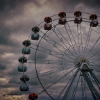 Riesenrad an der Strandpromenade in Aberdeen