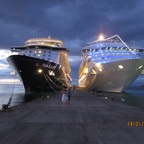 Die COSTA MAGICA und die Mein Schiff 3 in St. George's, Grenada