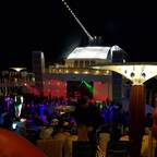 Party am Abend des Auslaufens Richtung Norwegen