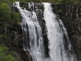 Geschafft, heil unten angekommen
